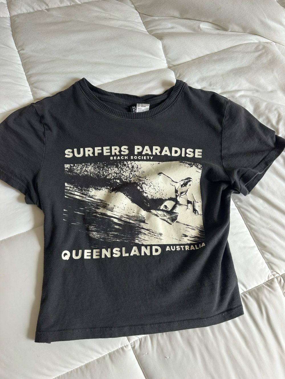 Surfers Paradise Queensland Black baby tee